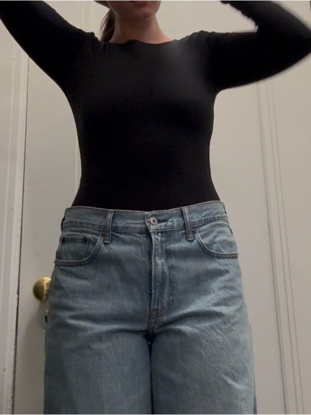Babaton Black Bodysuit